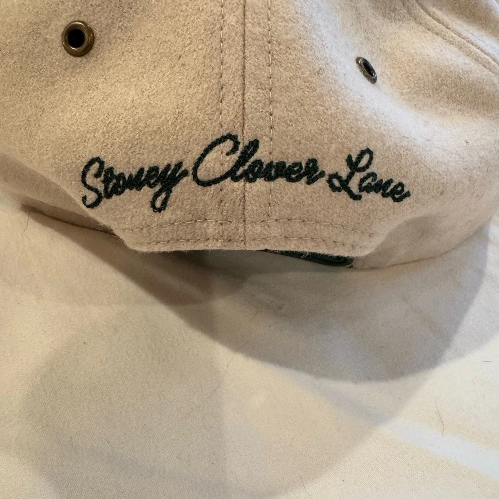 New NWOT Tulane University Bling ‘47 Stoney Clover Lane Baseball Cap Tan Green - Picture 3 of 8